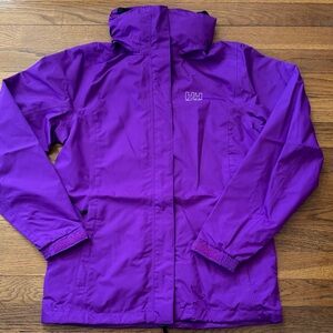 ☔️ Purple Helly Hansen Aden rain jacket. Size S. NWOT.